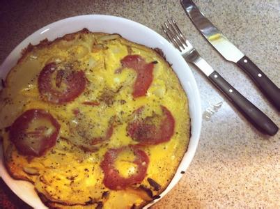 西班牙土豆煎鸡蛋饼的做法