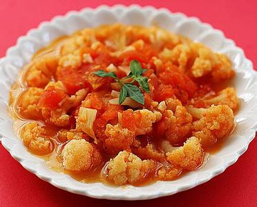西红柿炒菜花的做法